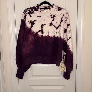 Electric & Rose Lavender Tie-Dye Top